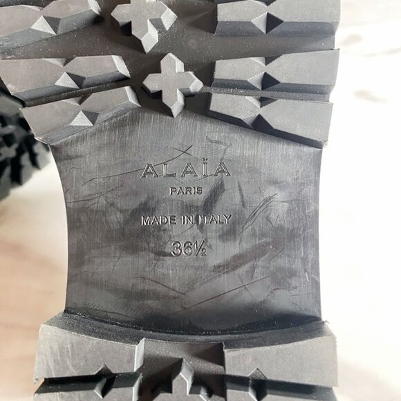 Alaia Eyelet Derby Loafers in Black | US size 6 (EU 36.5) | Excellent Condition - Picture 15 of 16